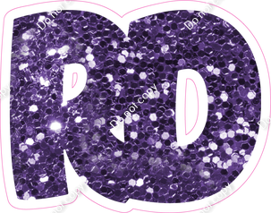 BBT 23.5" Individuals - Purple Sparkle RD