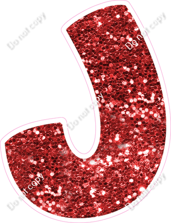 BBT 23.5" Individuals - Red Sparkle J