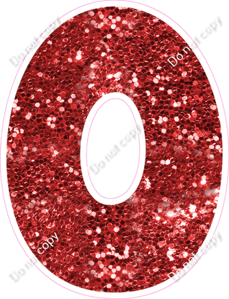 BBT 23.5" Individuals - Red Sparkle O