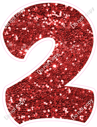 BBT 23.5" Individuals - Red Sparkle 2