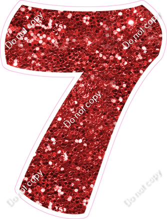 BBT 23.5" Individuals - Red Sparkle 7