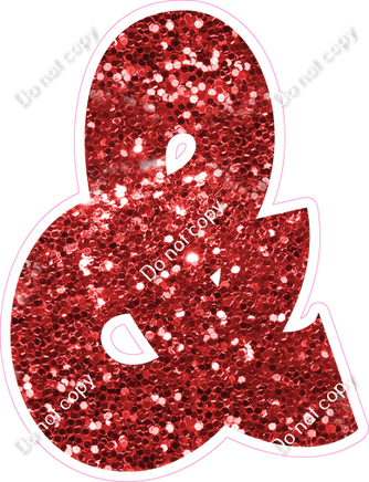 BBT 23.5" Individuals - Red Sparkle &