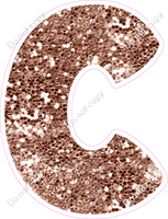 BBT 23.5" Individuals - Rose Gold Sparkle C