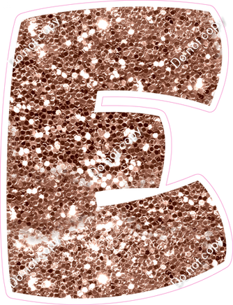 BBT 23.5" Individuals - Rose Gold Sparkle E