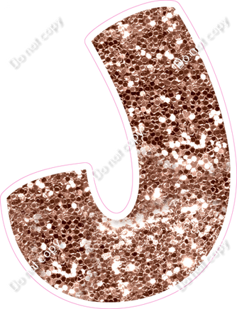 BBT 23.5" Individuals - Rose Gold Sparkle J
