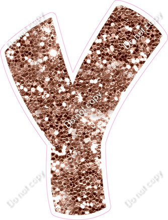 BBT 23.5" Individuals - Rose Gold Sparkle Y