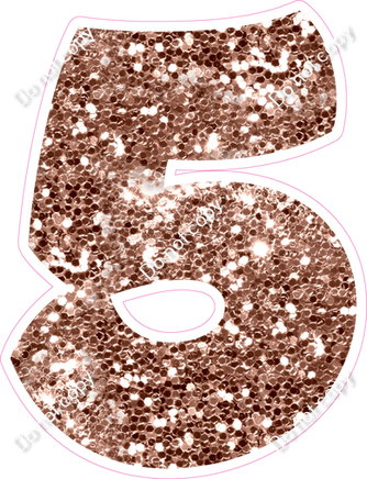 BBT 23.5" Individuals - Rose Gold Sparkle 5