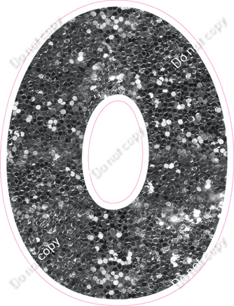 BBT 23.5" Individuals - Silver Sparkle O