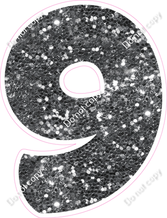 BBT 23.5" Individuals - Silver Sparkle 9