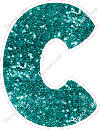 BBT 23.5" Individuals - Teal Sparkle C