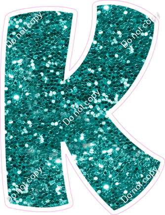 BBT 23.5" Individuals - Teal Sparkle K