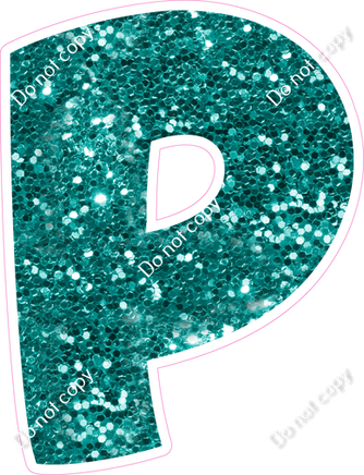 BBT 23.5" Individuals - Teal Sparkle P