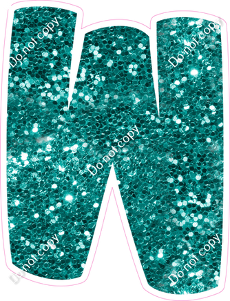 BBT 23.5" Individuals - Teal Sparkle W