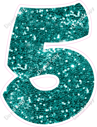 BBT 23.5" Individuals - Teal Sparkle 5