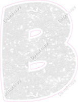 BBT 23.5" Individuals - White Sparkle B