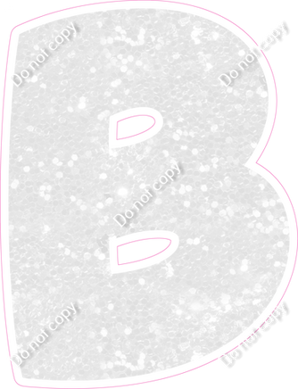 BBT 23.5" Individuals - White Sparkle B