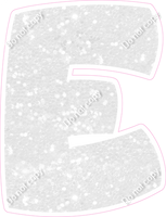 BBT 23.5" Individuals - White Sparkle E