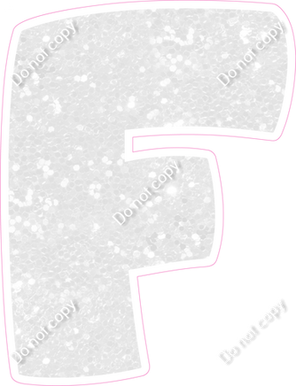 BBT 23.5" Individuals - White Sparkle F