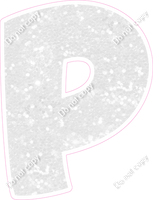 BBT 23.5" Individuals - White Sparkle P