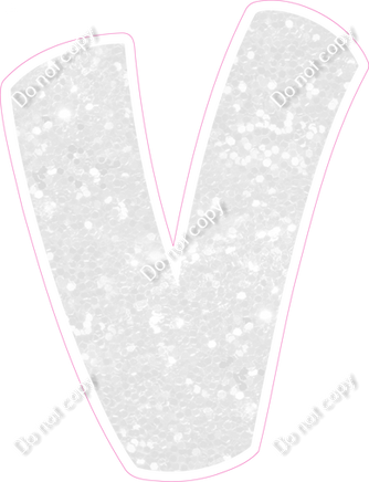 BBT 23.5" Individuals - White Sparkle V