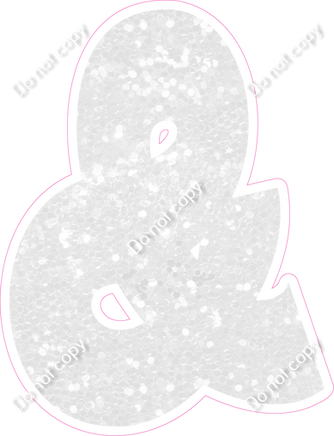 BBT 23.5" Individuals - White Sparkle &