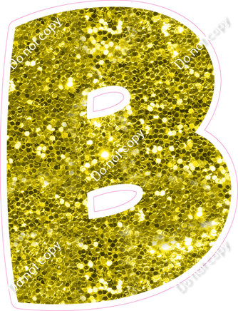 BBT 23.5" Individuals - Yellow Sparkle B