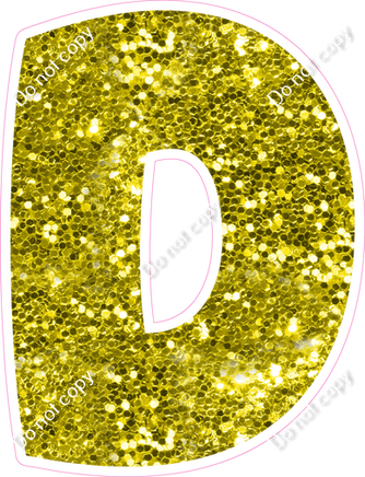 BBT 23.5" Individuals - Yellow Sparkle D