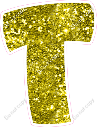 BBT 23.5" Individuals - Yellow Sparkle T