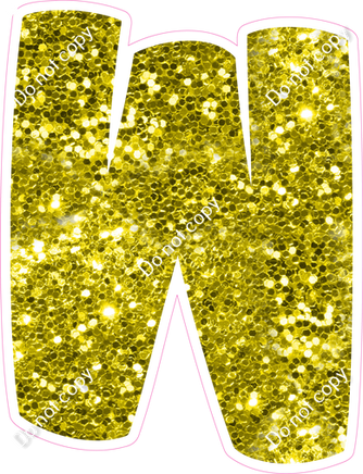 BBT 23.5" Individuals - Yellow Sparkle W