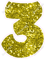 BBT 23.5" Individuals - Yellow Sparkle 3