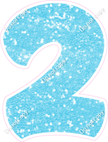 BBT 30" Individuals - Baby Blue Sparkle 2