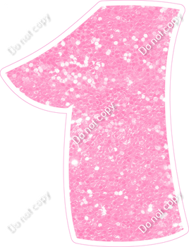 BBT 30" Individuals - Baby Pink Sparkle 1