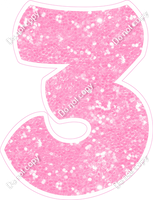 BBT 30" Individuals - Baby Pink Sparkle 3