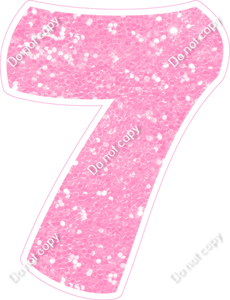 BBT 30" Individuals - Baby Pink Sparkle 7