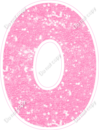 BBT 30" Individuals - Baby Pink Sparkle