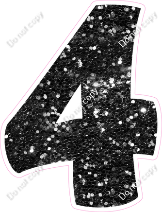 BBT 30" Individuals - Black Sparkle 4