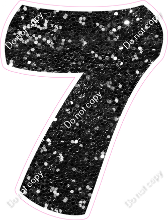 BBT 30" Individuals - Black Sparkle 7