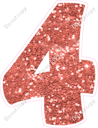 BBT 30" Individuals - Coral Sparkle 4