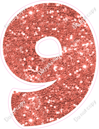 BBT 30" Individuals - Coral Sparkle 9