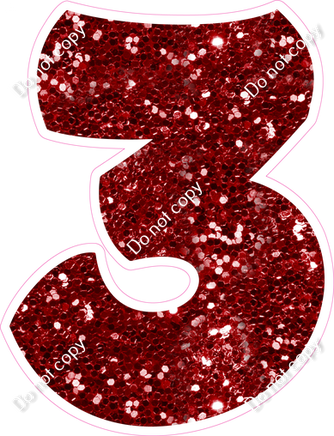 BBT 30" Individuals - Crimson Sparkle 3