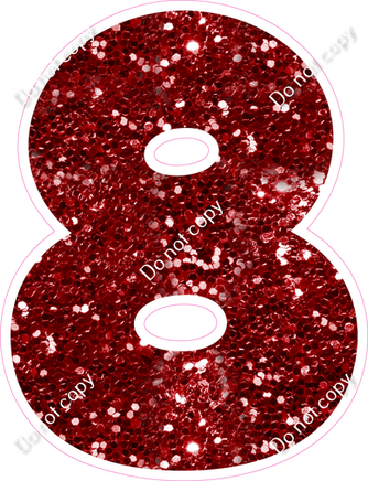 BBT 30" Individuals - Crimson Sparkle 8