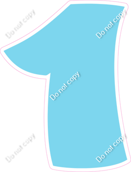 BBT 30" Individuals - Flat Baby Blue 1