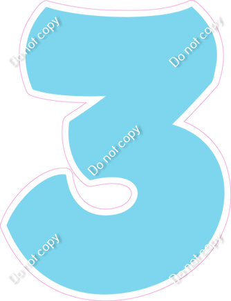 BBT 30" Individuals - Flat Baby Blue 3