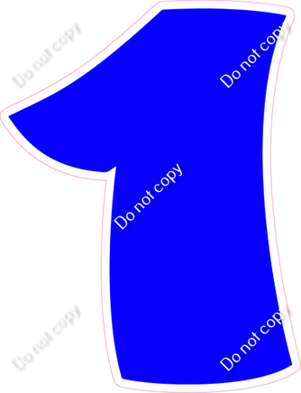 BBT 30" Individuals - Flat Blue 1