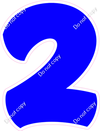 BBT 30" Individuals - Flat Blue 2