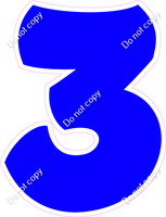 BBT 30" Individuals - Flat Blue 3