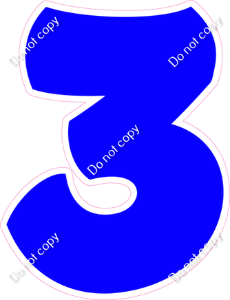 BBT 30" Individuals - Flat Blue 3