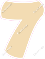 BBT 30" Individuals - Flat Champagne 7