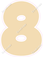 BBT 30" Individuals - Flat Champagne 8