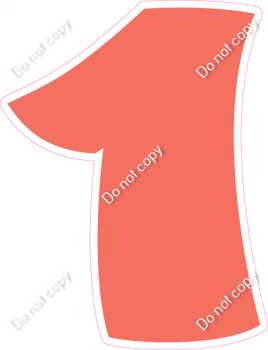 BBT 30" Individuals - Flat Coral 1